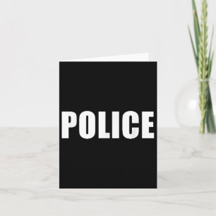 Carte Police Uniforme Hommes Femmes Policier Police Offi