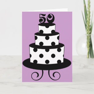 Carte Polka Dot 50e anniversaire