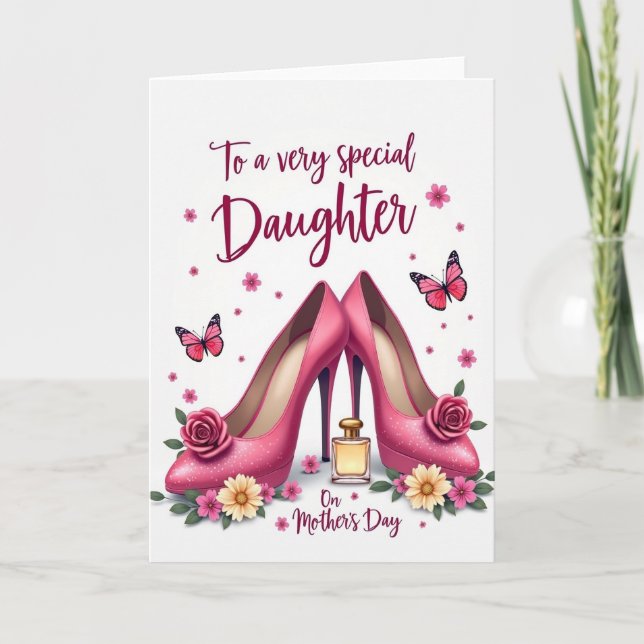 Carte Polka Dot Special Daughter Card (Devant)