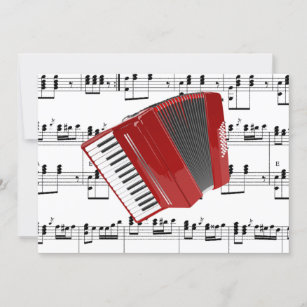 Carte Polka, Red Accordion,