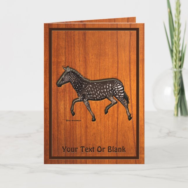 Carte Polka sculpté point Zebra (Devant)