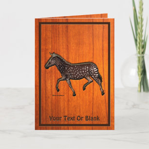 Carte Polka sculpté point Zebra