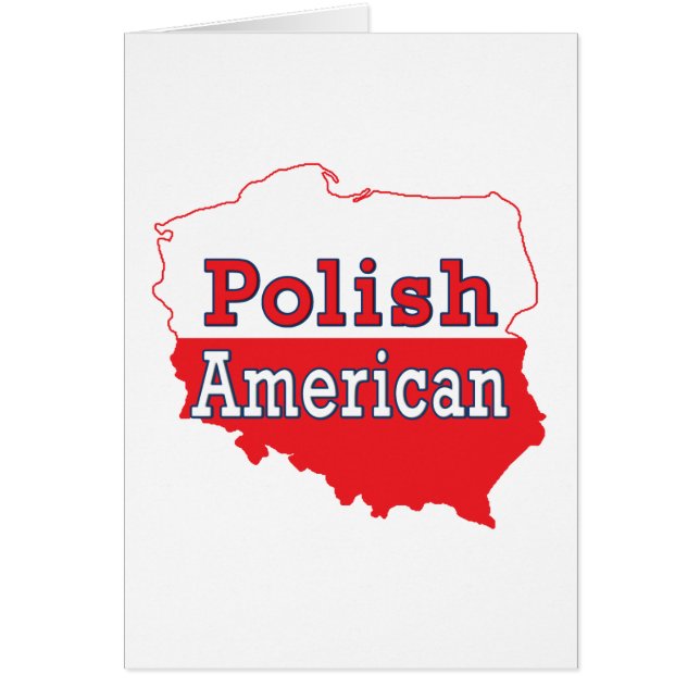 Carte polonaise américaine (Devant)