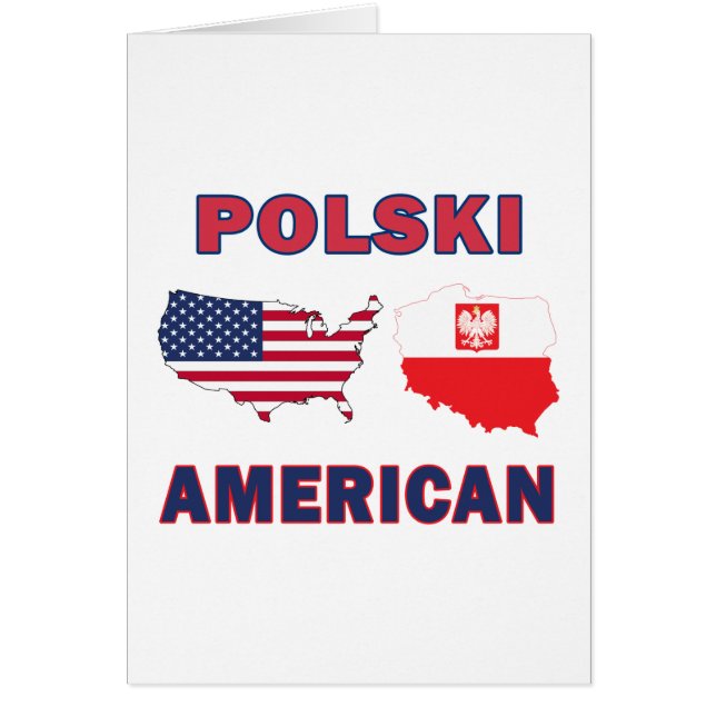 Carte Polski américaine (Devant)