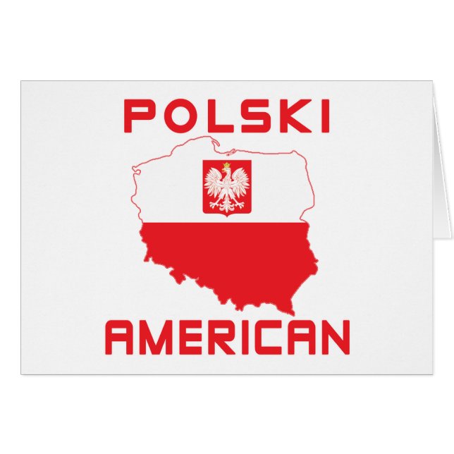 Carte Polski américaine (Devant horizontal)