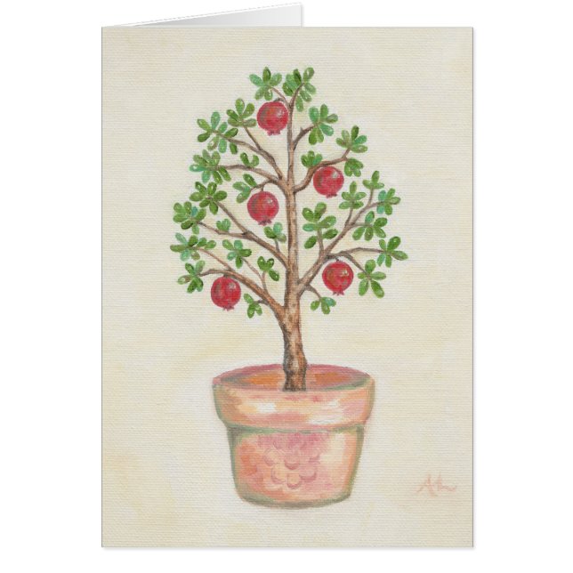 Carte Pomegranium Tree (Devant)