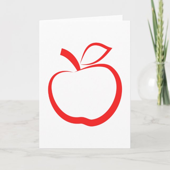 Carte Pomme rouge (Devant)