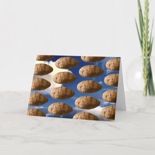 Carte Pommes de terre volantes Space Potato (Devant)