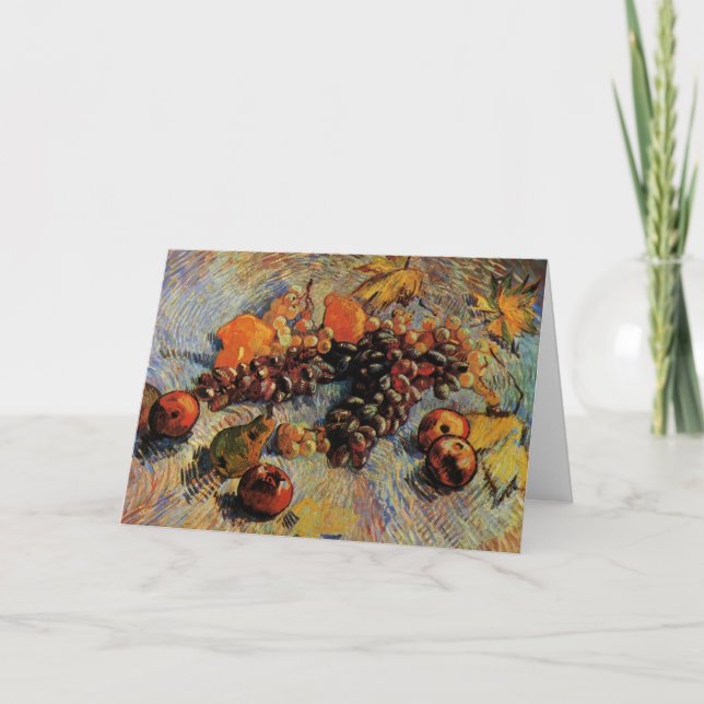 Carte Pommes, poires, citrons, raisins de Vincent van Go (Devant)