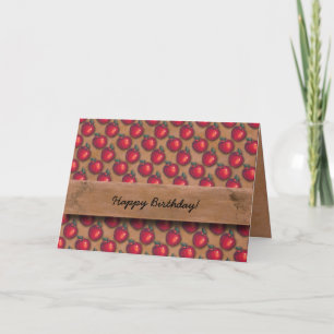 Carte Pommes rouges Brown