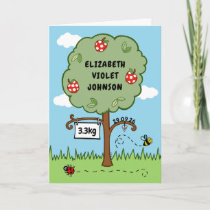 Carte Pommier Country Garden Nouveau Bébé