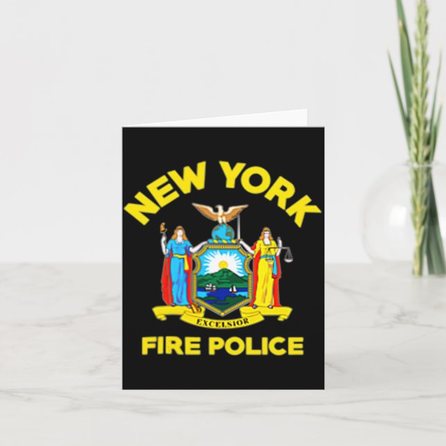 Carte Pompiers du Département des Poux de Feu de New Yor (Devant)