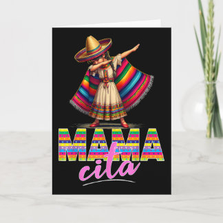 Carte Poncho Mexicain Dabbing Sombrero Cinco De Mayo Mam