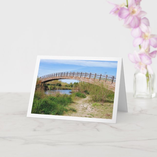 Carte Pont à Riba-roja de Túria, ville espagnole (Orchidée)