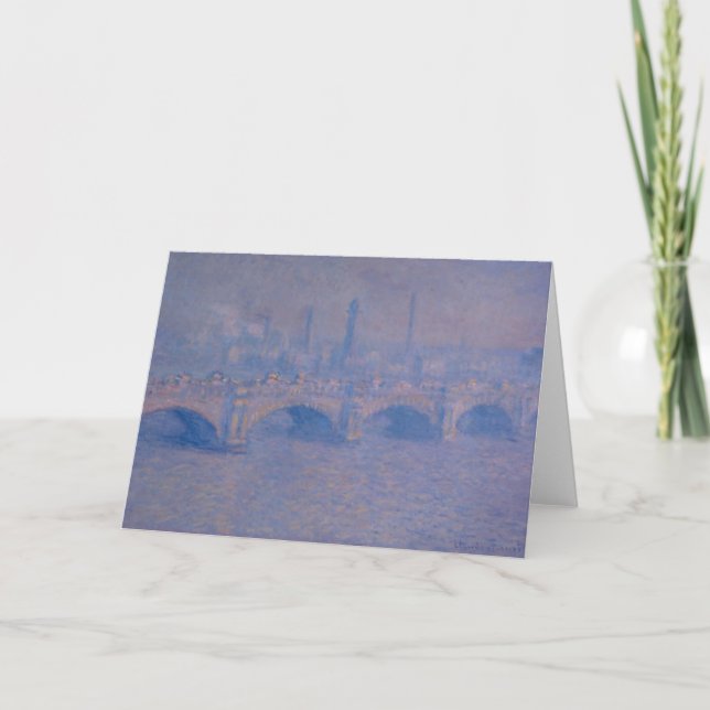 Carte Pont Claude Monet Waterloo (Devant)