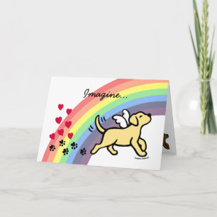 Carte Pont de l'Arc-en-Ciel pour Labrador Retrieve