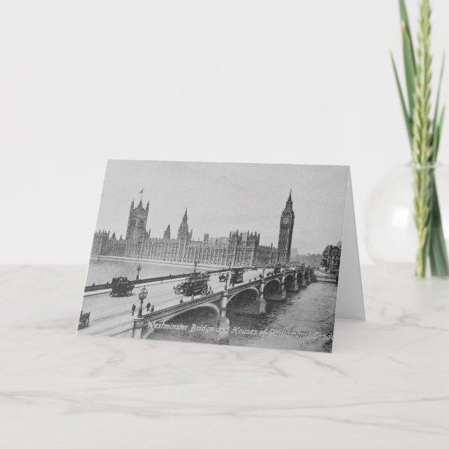 Carte Pont de Westminster et les Chambres de (Devant)