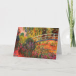 Carte Pont japonais | CLAUDE MONET<br><div class="desc">Japanese Bridge, également connu sous le nom d'Etang Water-Lily (1900), d'une série de peintures à l'huile de l'impressionniste français Claude Monet. La série Water Lilies de Monet décrit le jardin fleuri de sa maison, et a été l'objet principal de son travail pendant les dernières 30 années de sa vie. Utilisez...</div>