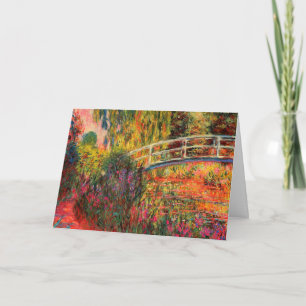 Carte Pont japonais   CLAUDE MONET