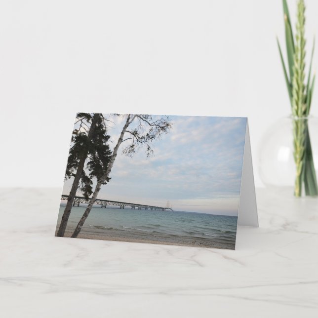 Carte Pont Mackinac, Michigan (Devant)