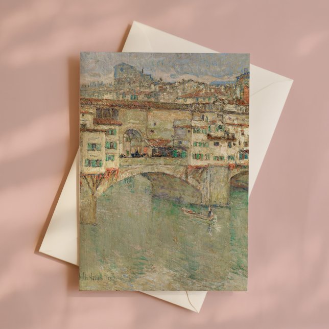 Carte Ponte Vecchio | Childe Hassam (Créateur téléchargé)