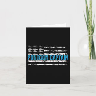 Carte Ponton Capitaine Funny Bateau 4th Of Julyponton B
