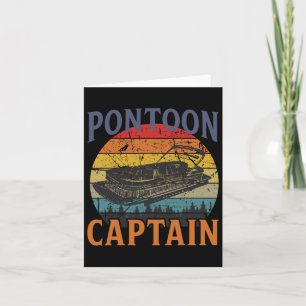 Carte Ponton Vintage Ponton Blanc Capitaine Funn nautiqu
