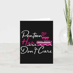 Carte Pontoon Capitaine Bateau Pontoon Cheveux Ne vous s