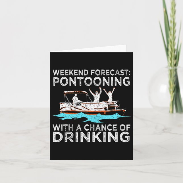 Carte Pontooning des prévisions du week-end Boisson Pont (Devant)