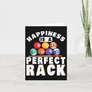 Carte Pool Billiard Happiness Est Un Billard Rack Parfai