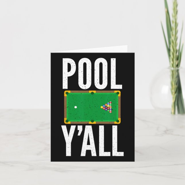 Carte Pool Y Tous Billard de piscine (Devant)