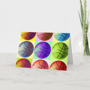 Carte Pop Art Basketball