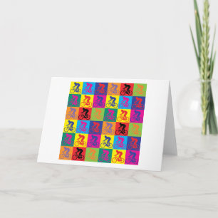 Carte Pop Art Cycling