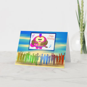 Carte Pop Owl
