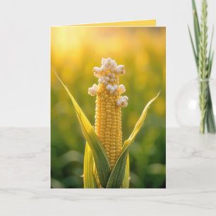 Carte Popcorn d'anniversaire