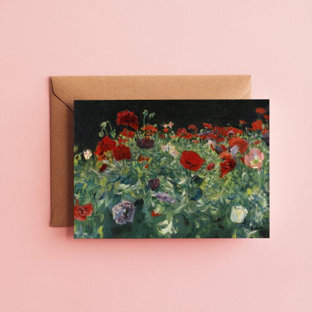 Carte Poppies | John Singer Sargent (Créateur téléchargé)