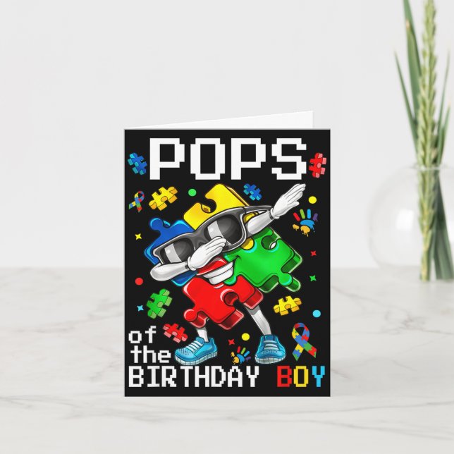 Carte Pops de l'enfant de la fête d'anniversaire morceau (Devant)