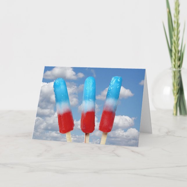 Carte Popsicles patriotiques (Devant)