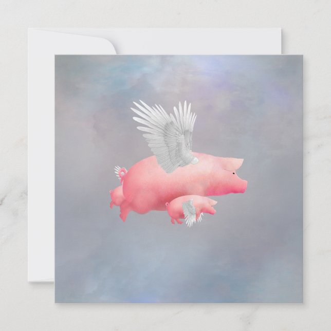Carte Porcelets volants (Devant)