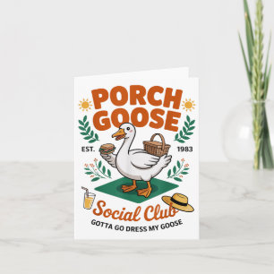 Carte Porch Goose Social Club Gotta Go Dress My Goose Si