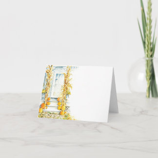 Carte Porche d'automne