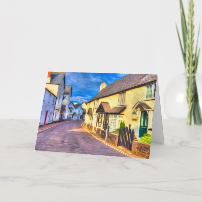 Carte Porlock High Street Somerset (Devant)