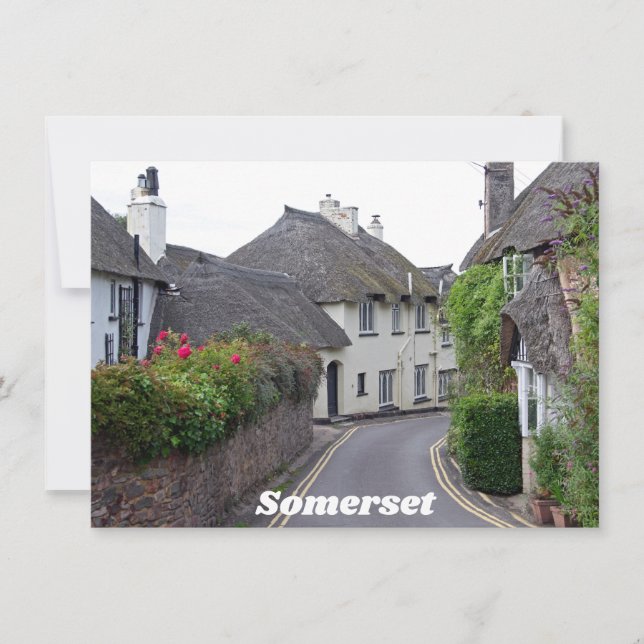 Carte Porlock, Somerset (Devant)