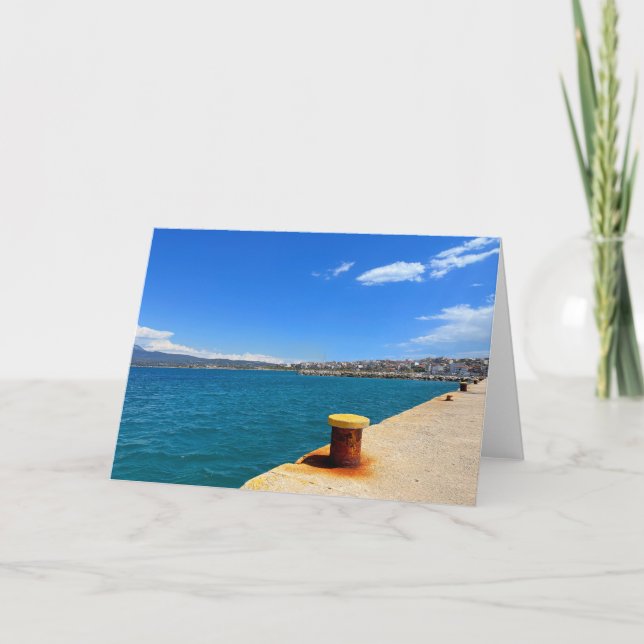 Carte Port de Corinth Greece (Devant)