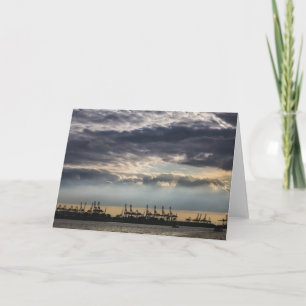 Carte Port de Hambourg Allemagne