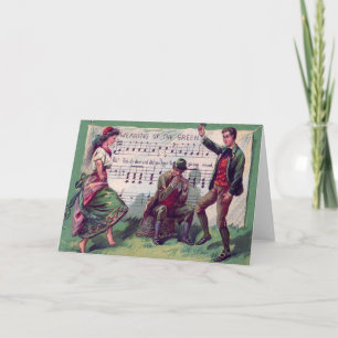 Carte Port gitan irlandais du gabarit vert