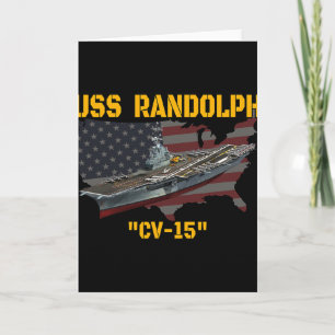 Carte Porte-avions USS Randolph Cv-15 Veterans Day F