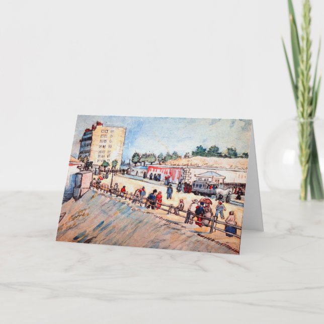 Carte Porte dans les remparts de Paris par Vincent van G (Devant)