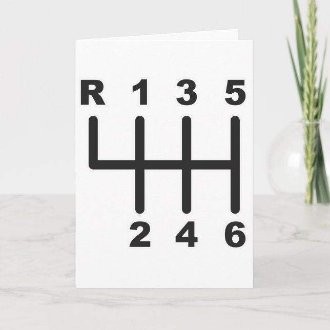 Carte Porte de décalage de 6 vitesses (Devant)