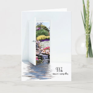 Carte Porte de jardin ouverte sympathie
